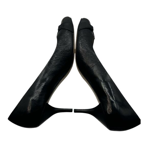 Michael Kors black rounded toe heels size 9 - Picture 4 of 7